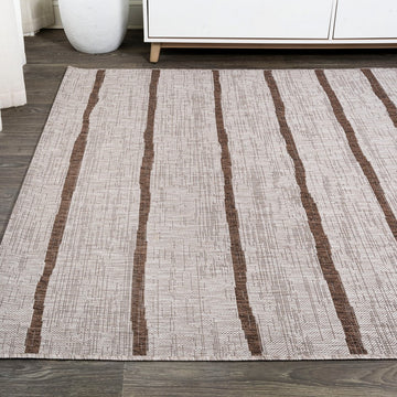 Colonia Berber Stripe Indoor/outdoor Area Rug